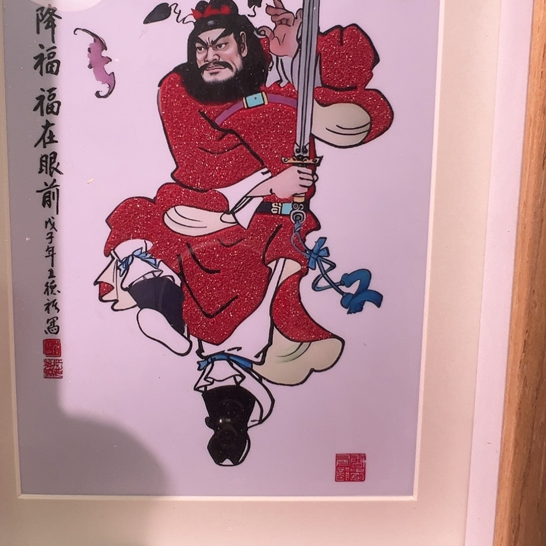 天然辰砂朱砂画天然