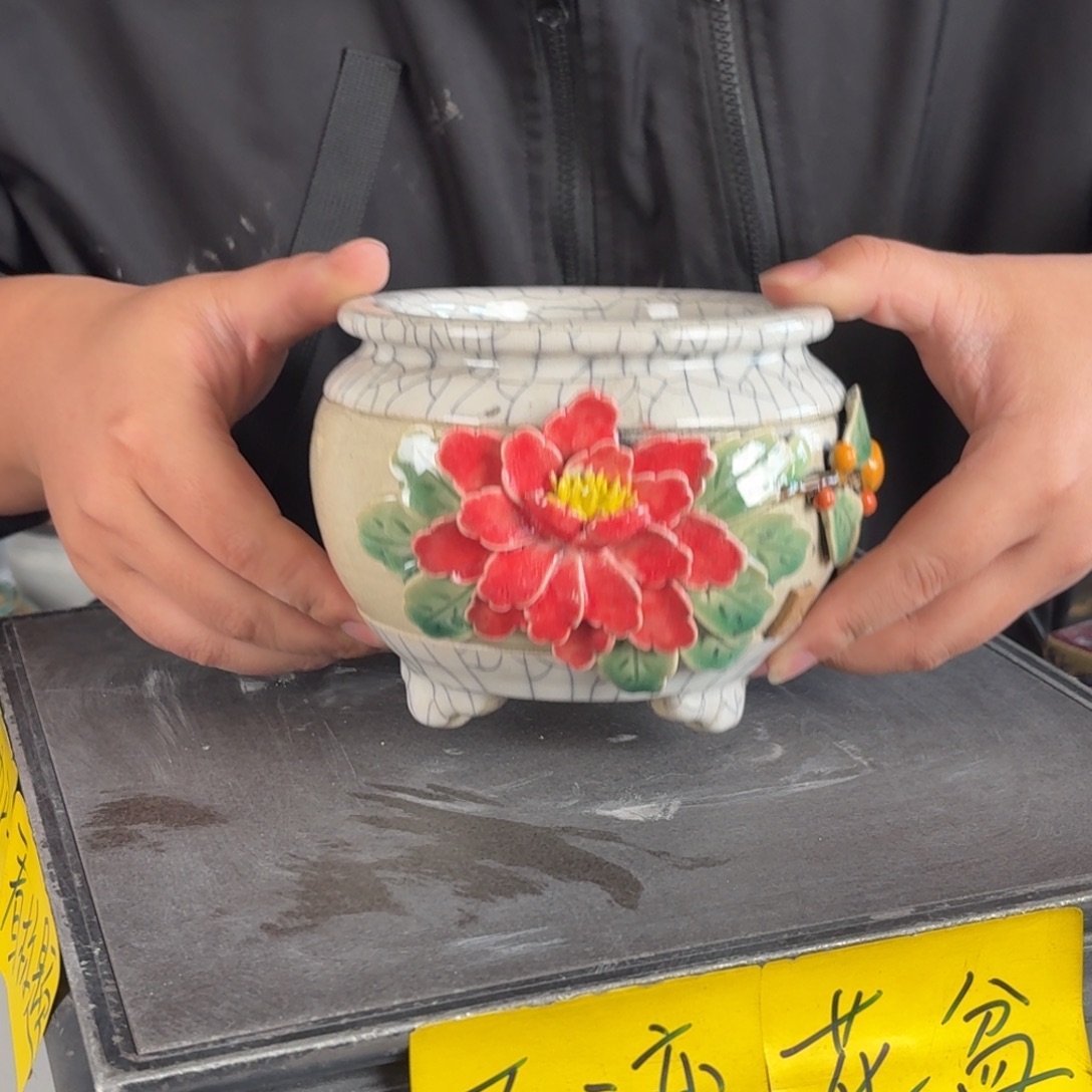 。一风堂石湾花盆 内10*8