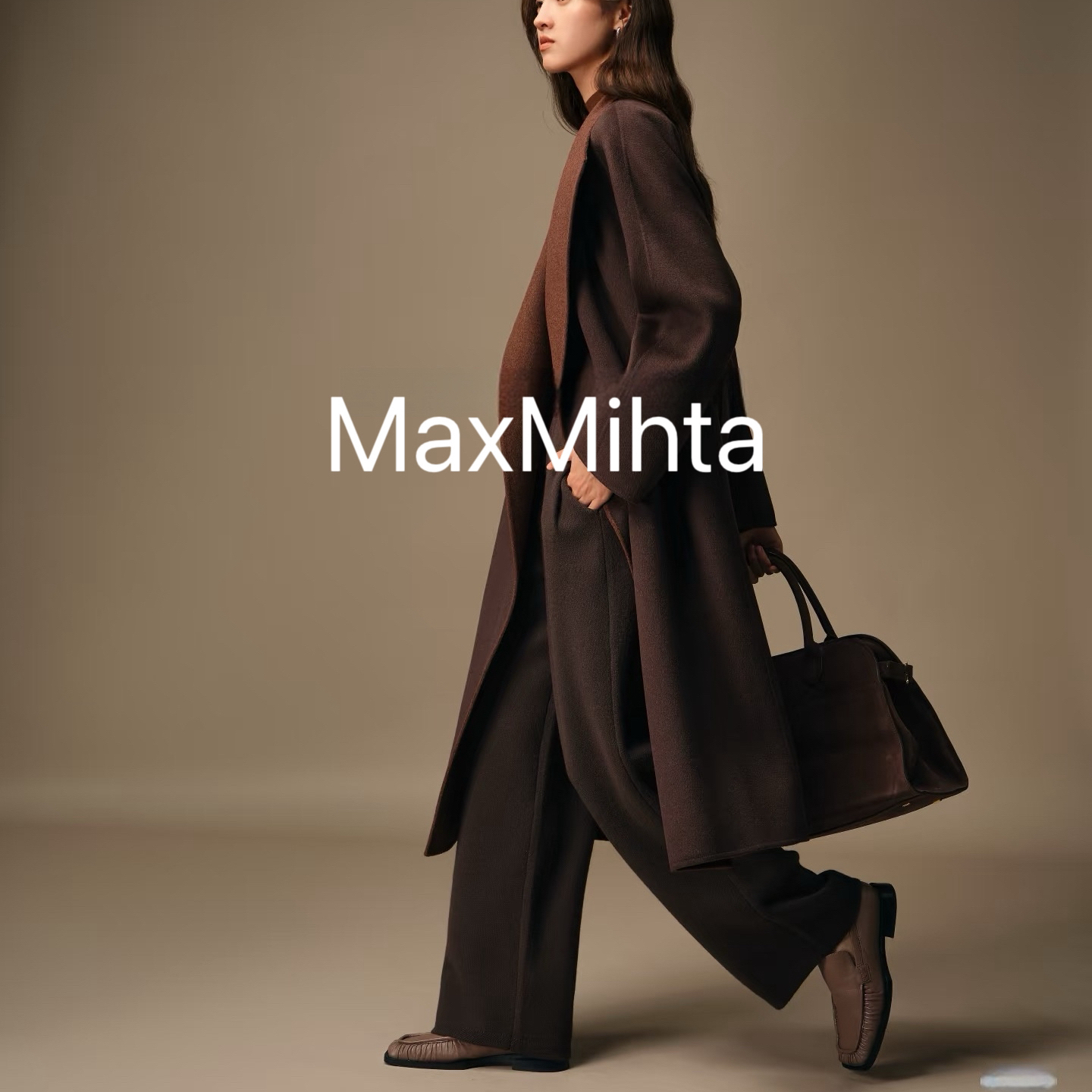 MaxMihta秋冬贵气大衣合集高级松弛羊绒大衣（铭）
