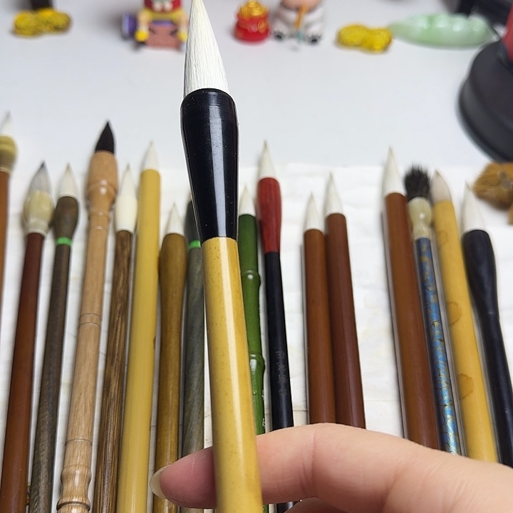 毛笔书法作品斗笔