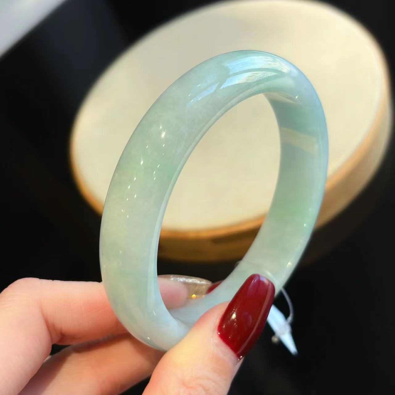 VS珠宝天然A货翡翠手镯59圈口（缅）125