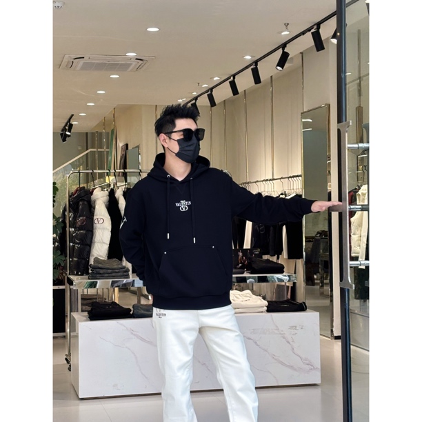 PRLUO VALENTIN2025秋冬连帽时尚潮流微宽松卫衣268771031