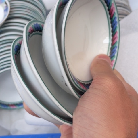 景德镇陶瓷红叶陶瓷10厘米4个