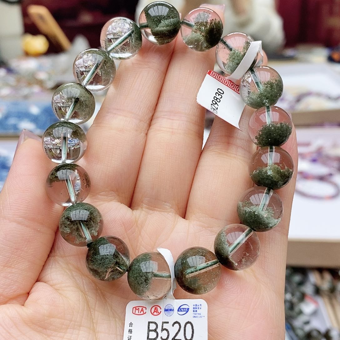 水晶手链未镶嵌B520 绿幽灵