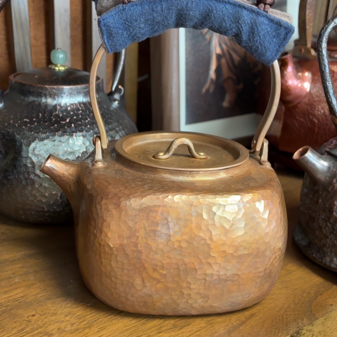 胖***然包浆色四方一体古