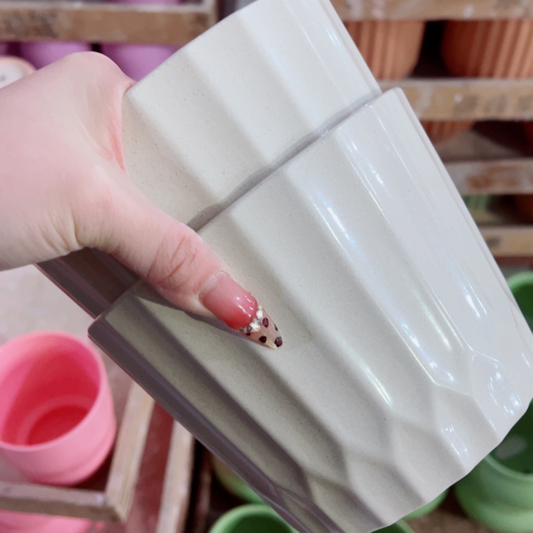 有孔，陶瓷花盆满10米包邮发货