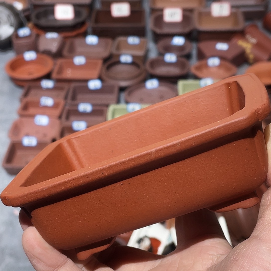 紫砂紫砂小盆11*8*3