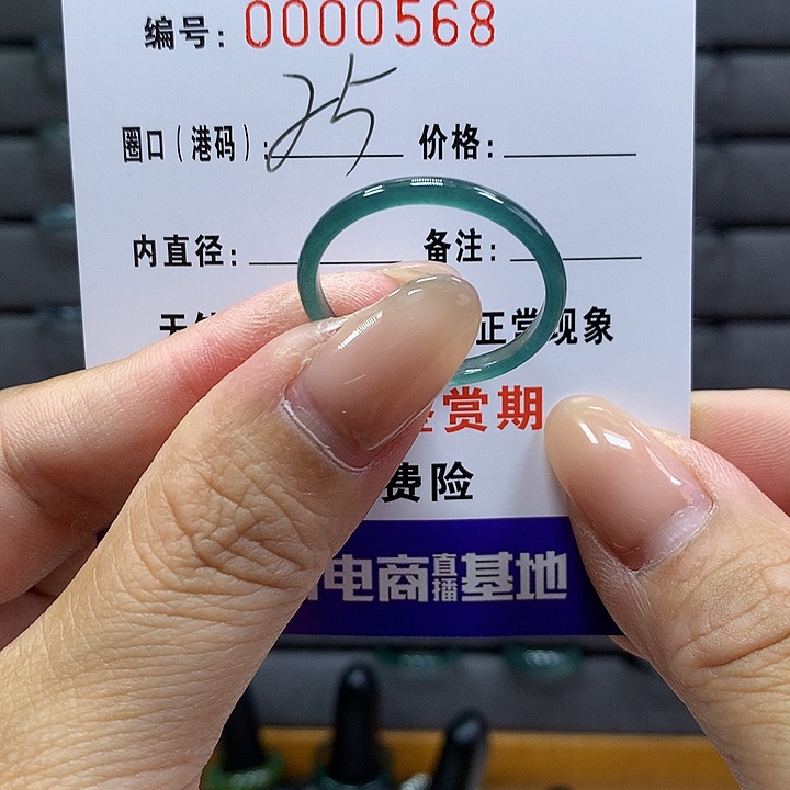 翡翠戒指未镶嵌       568