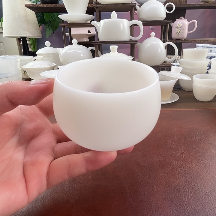 安全装：隐唐窑/璞玉素烧170ml罗汉主人杯