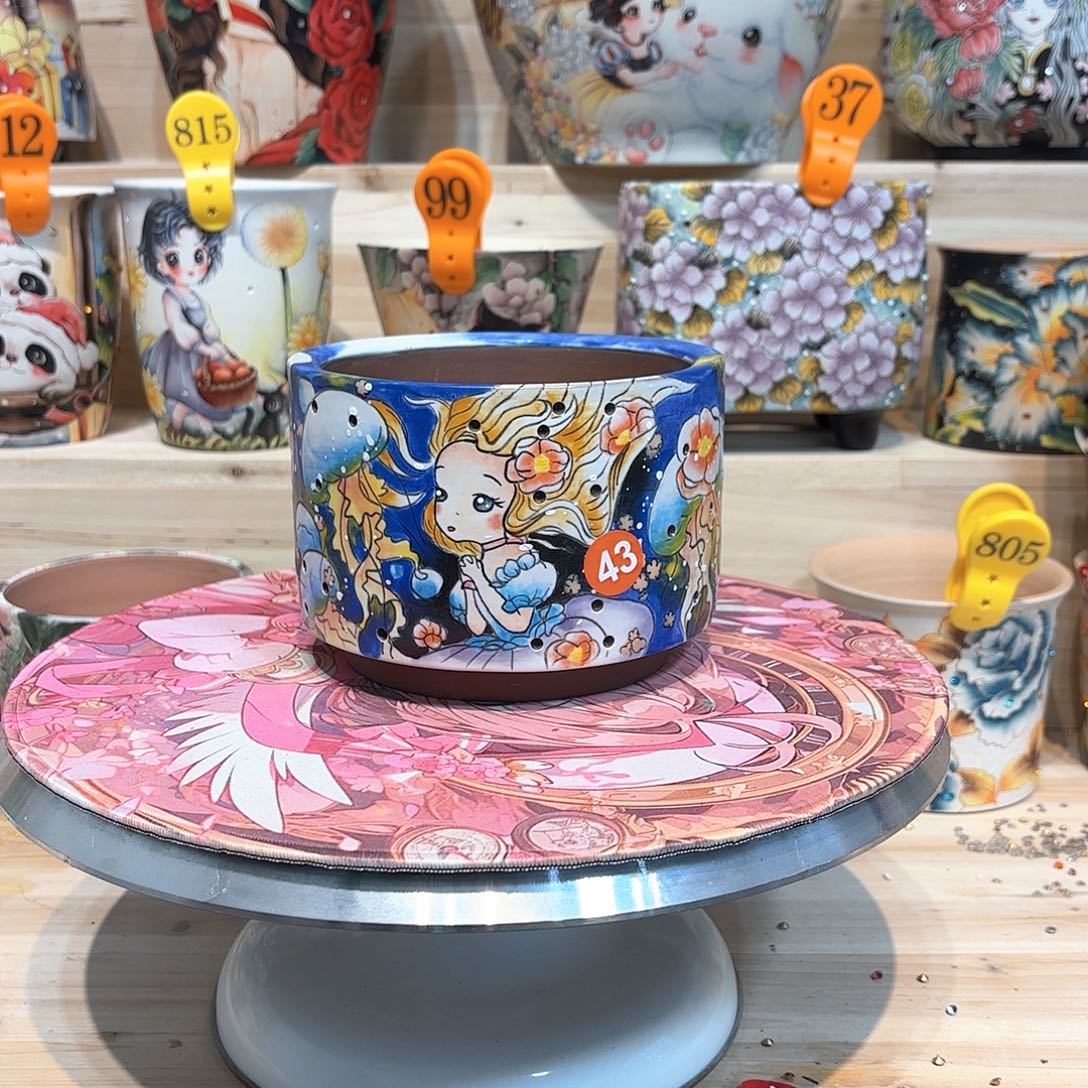 紫砂花盆手工花盆默认微瑕12/10