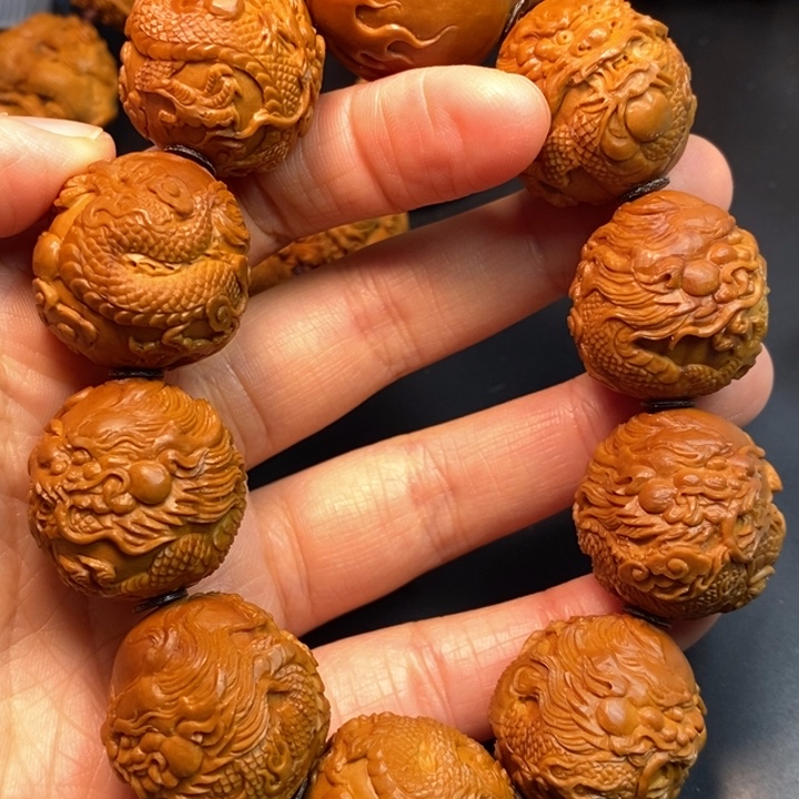 J***～橄榄核手串/手链九龙手串