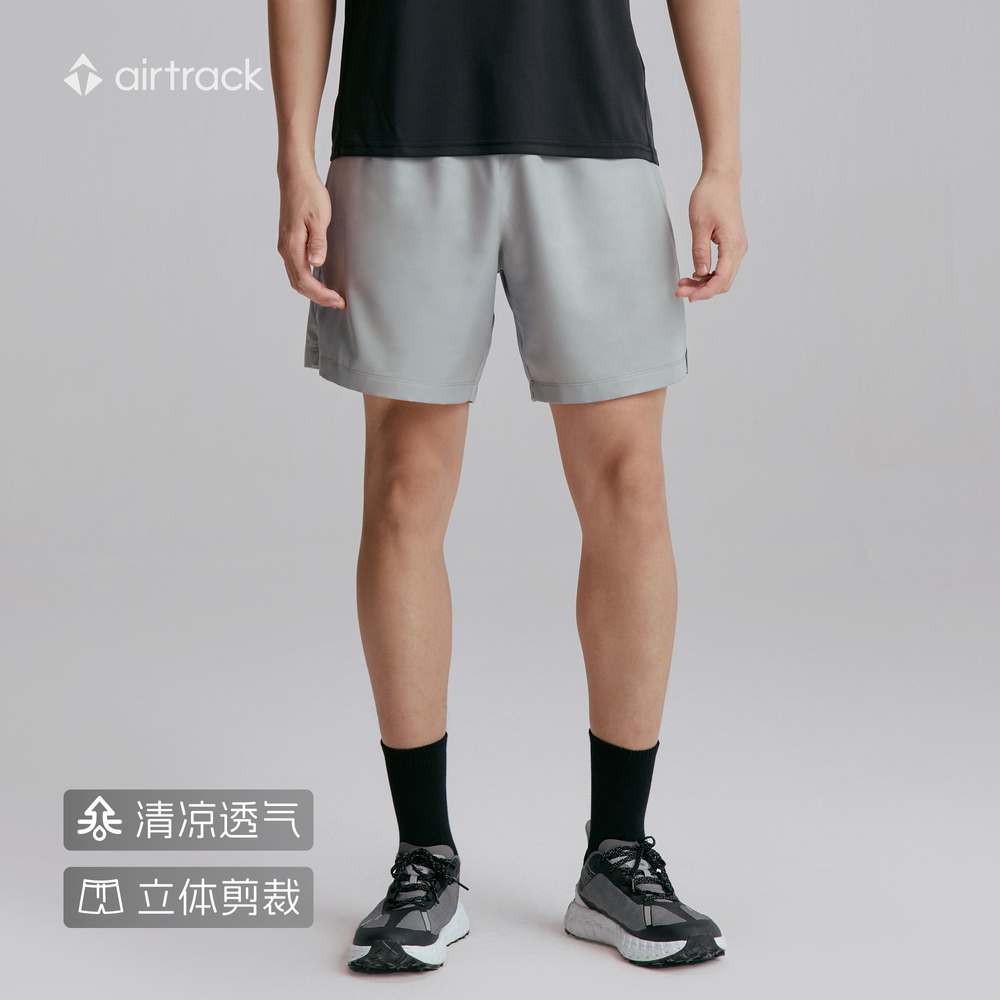 【滔搏联动】Airtrackairtrack男子运动梭织短裤TAS250505M02-GRY