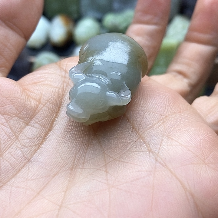 颈饰未镶嵌和田玉（糖玉）五***天