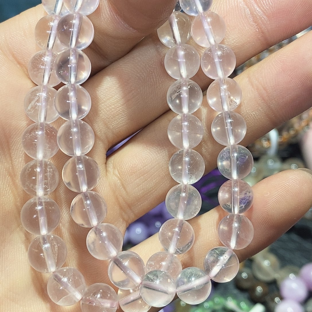 海蓝宝石手链未镶嵌晨曦水晶5 