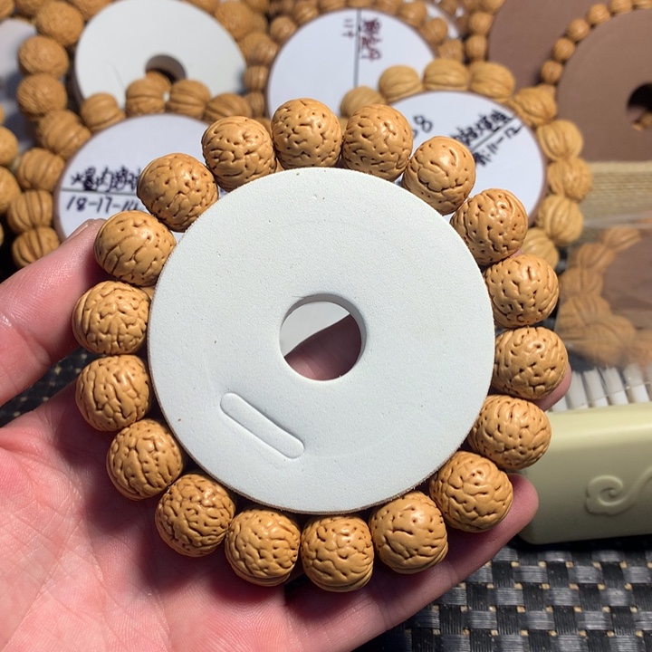 王***）桃核手串8#原树金丹