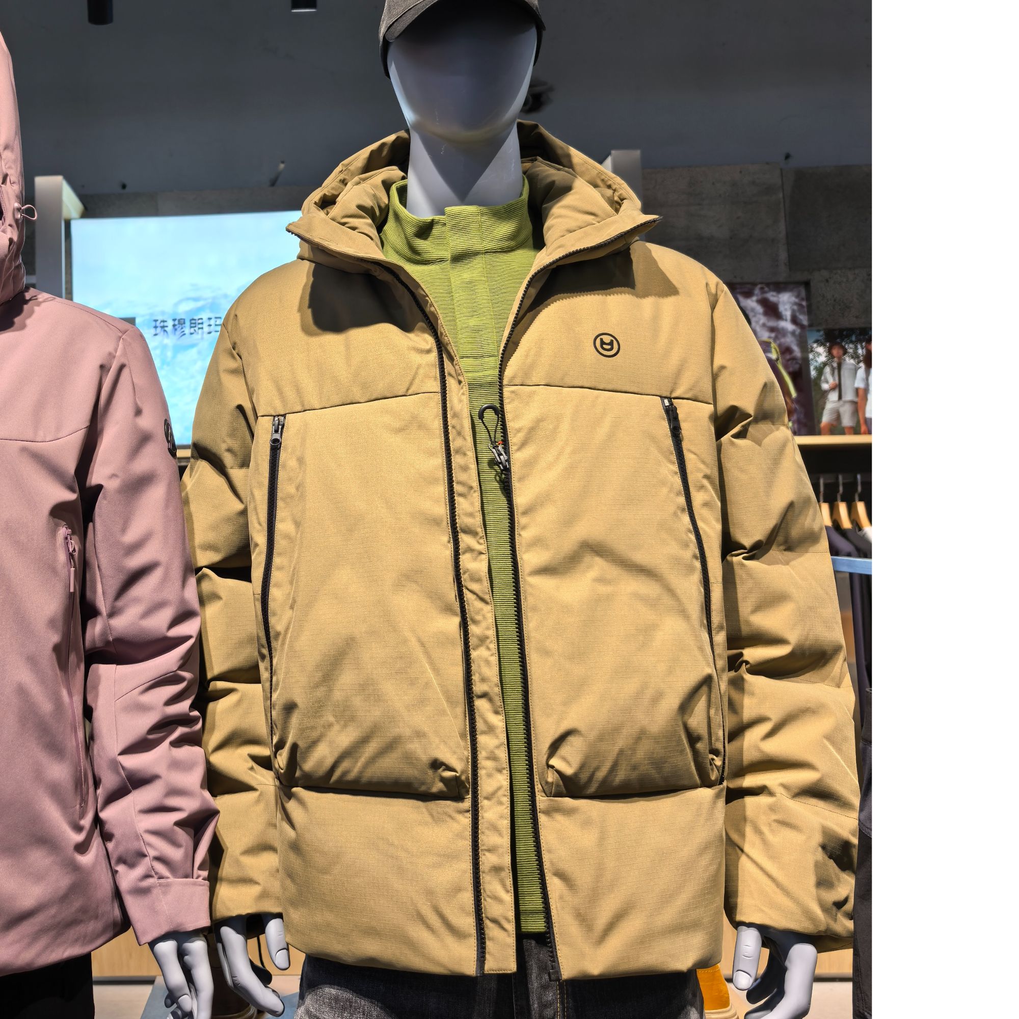 阿珂姆新款男士羽绒服鹅绒极寒服加厚保暖连帽冬季外套