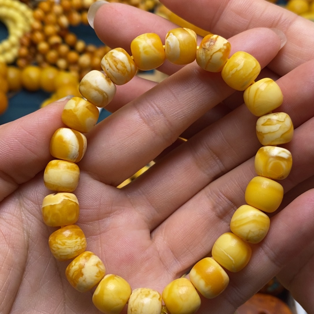 琥珀颈饰未镶嵌9加