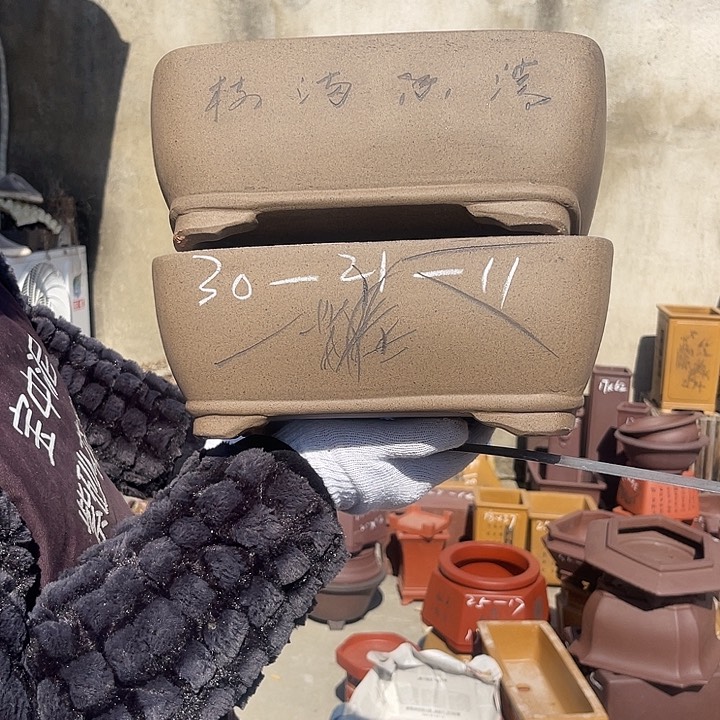 紫砂花盆紫砂等传统