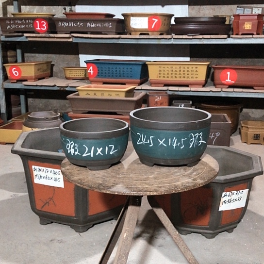 紫砂瑕疵花盆包邮