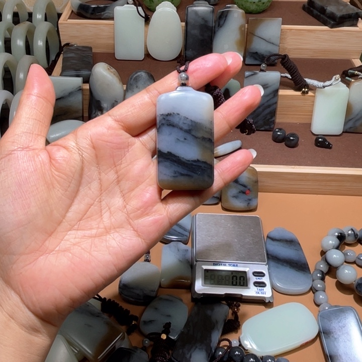 和田玉未镶嵌挂件花**橙