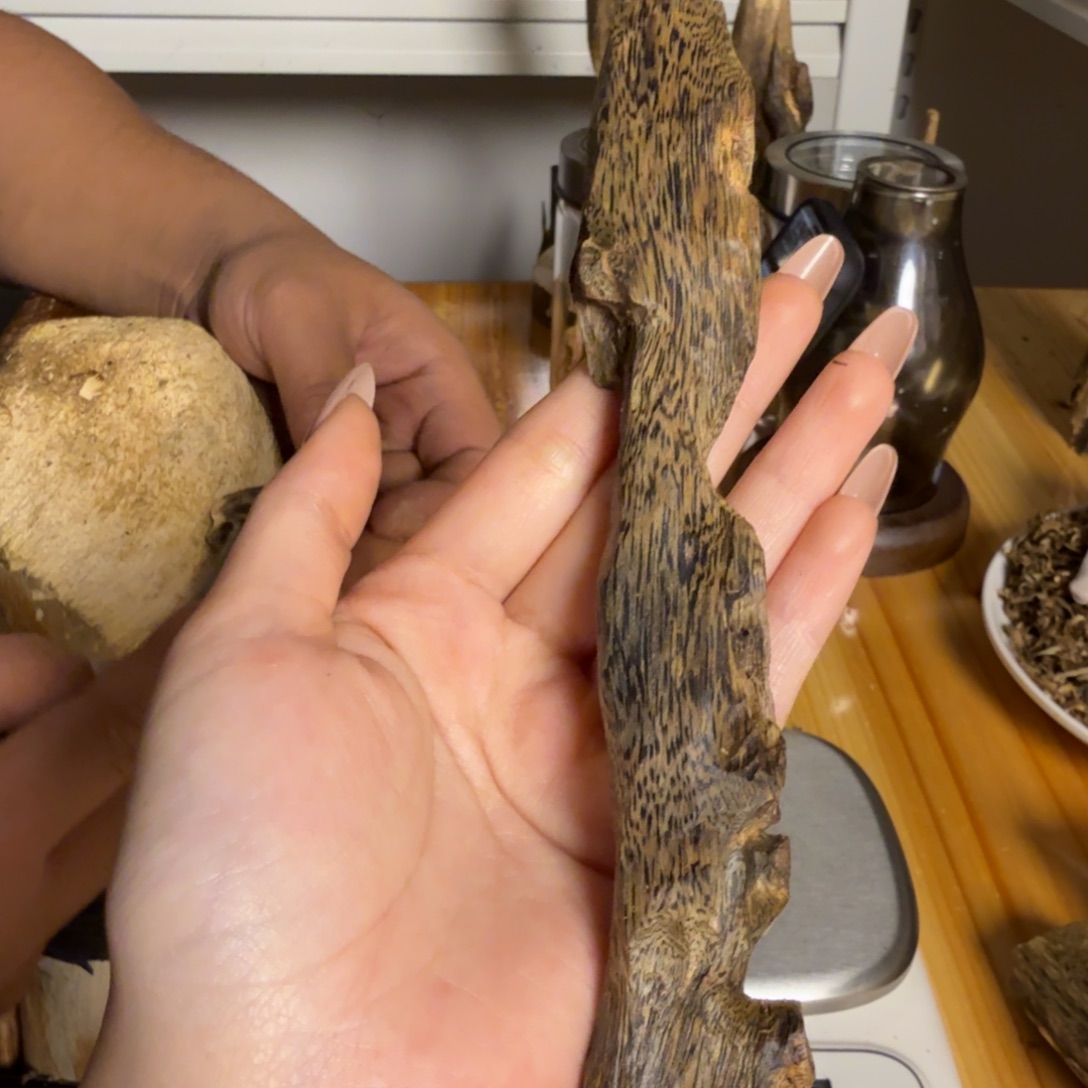 沉香陆河虫漏香25克