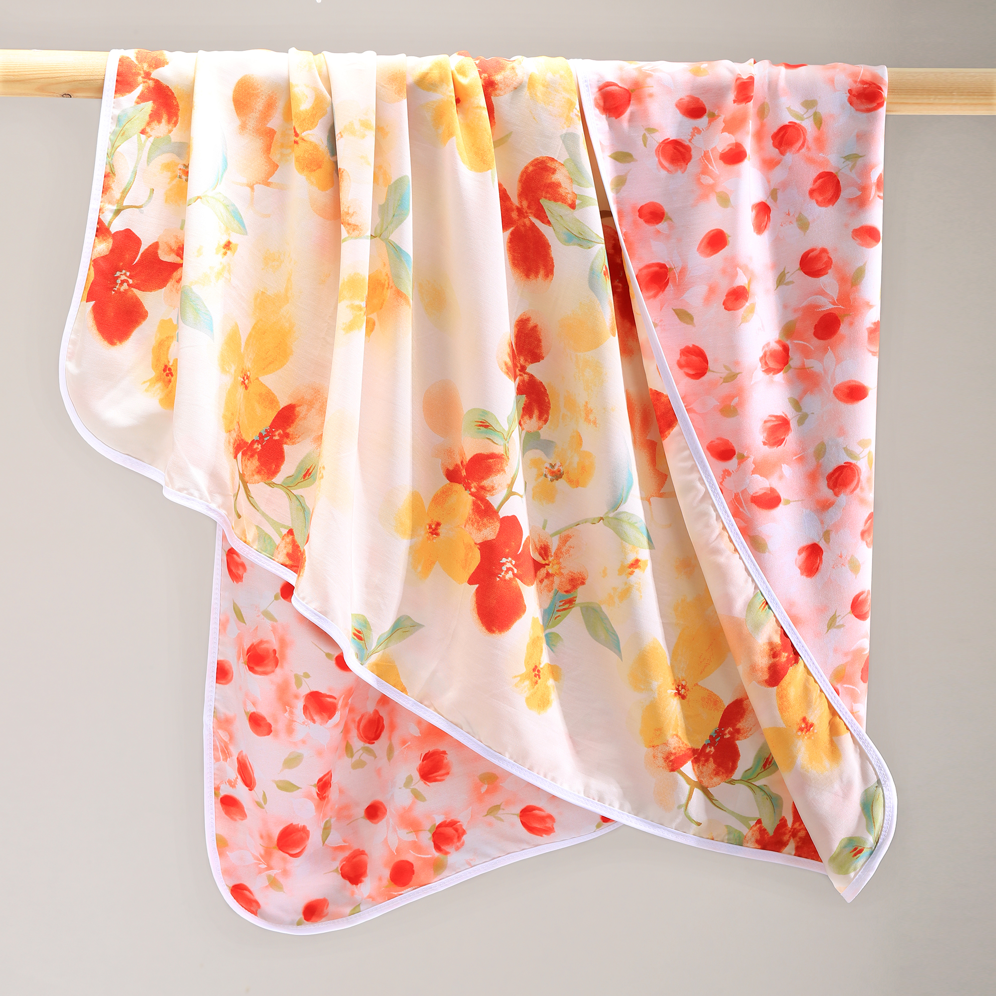 人造棉盖毯毯子薄款办公室午睡披肩夏凉被空调毛巾被飞机航空沙发