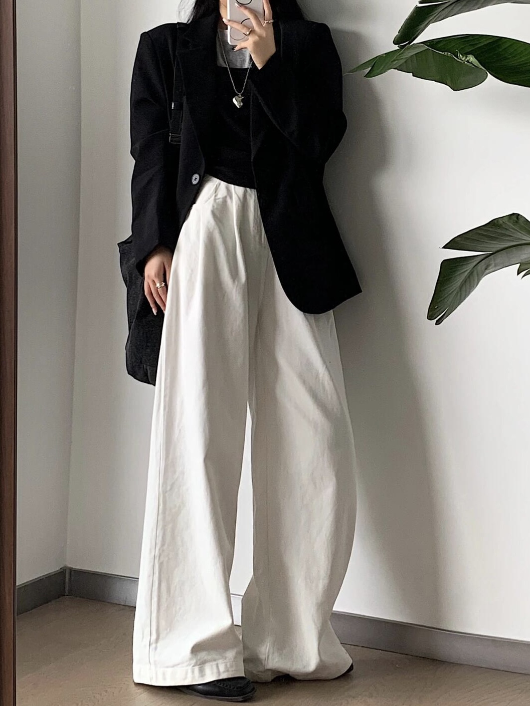 齐码整款牛仔裤爆款阔腿裤弯刀裤（非主图款）