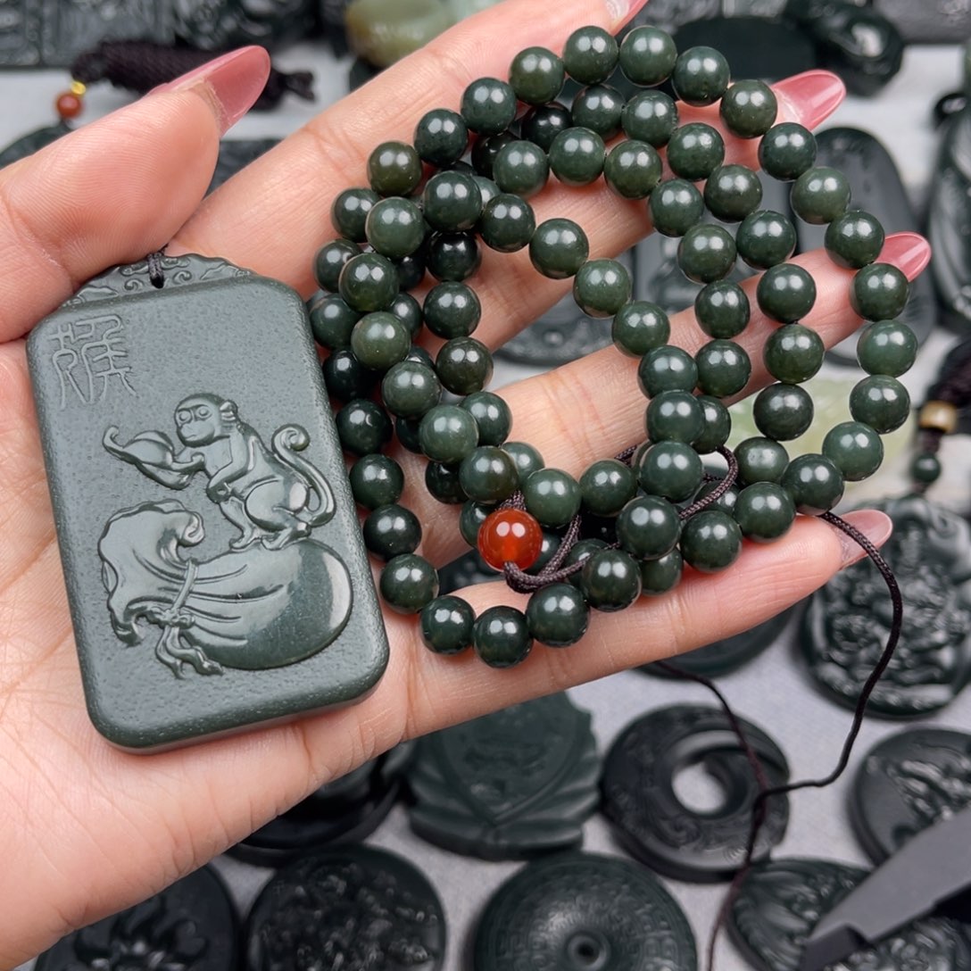 和田玉颈饰未镶嵌@*