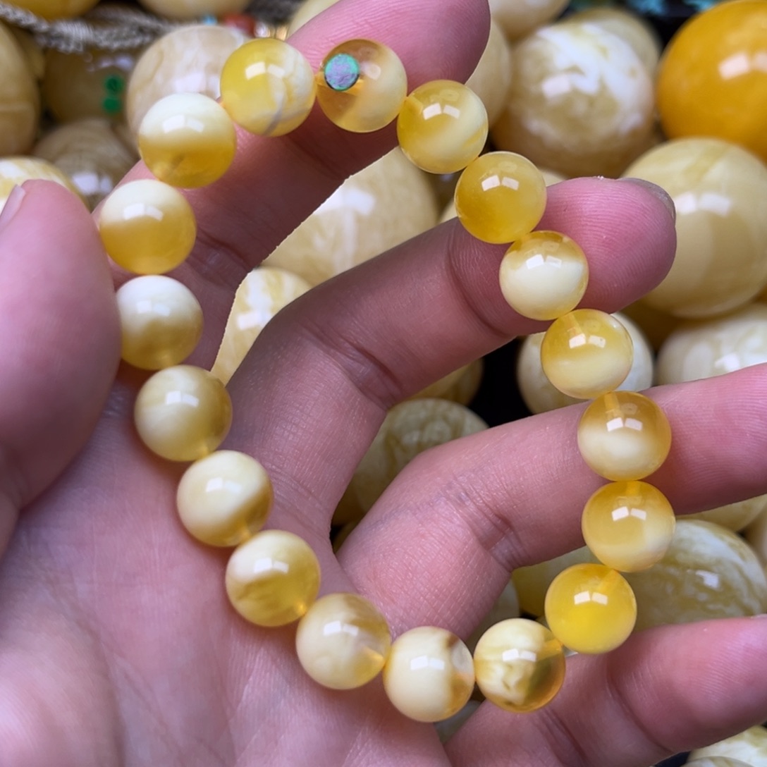 裸石蜜蜡未镶嵌！