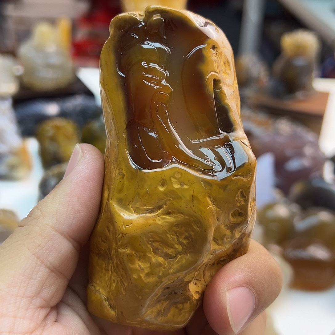 玛瑙/玉髓未镶嵌吊坠(不含链)