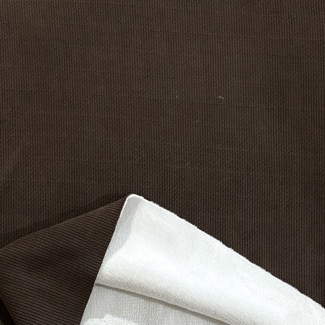 咖色雪尼尔加绒面料两米（5号）
