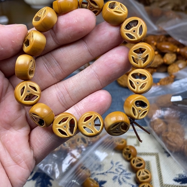 橄榄核手串/手链橄榄核雕工艺手串