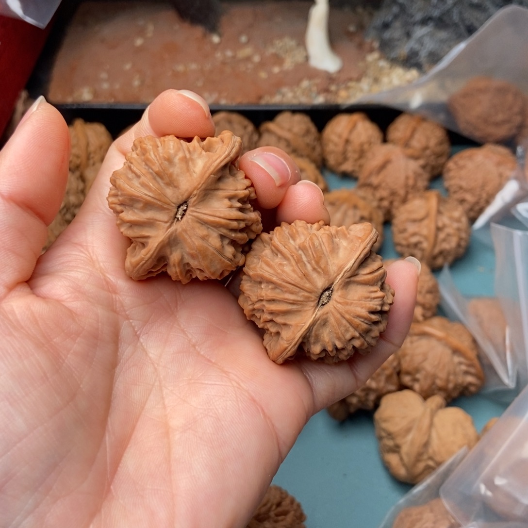 文玩核桃吊坠红豆2