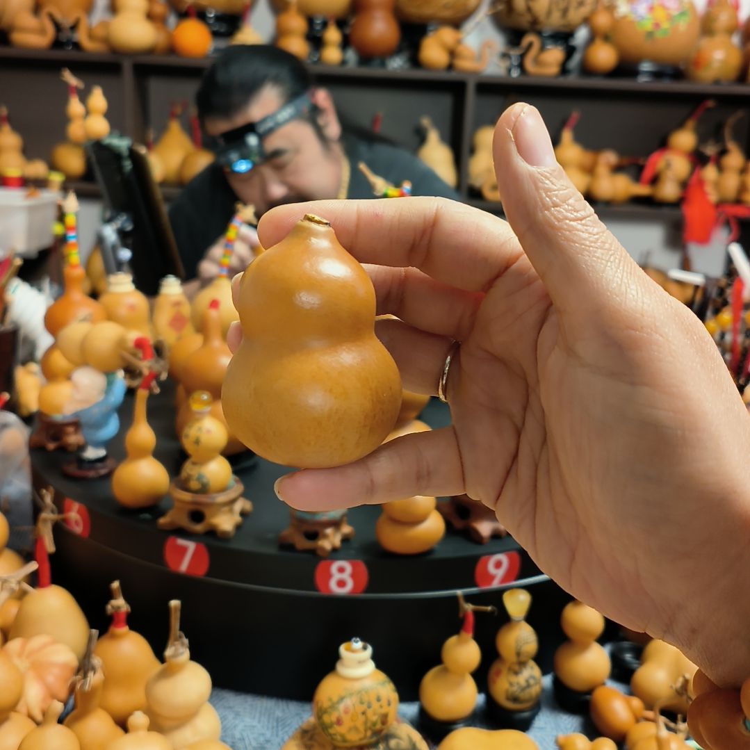 勤***葫芦福禄双全手把件