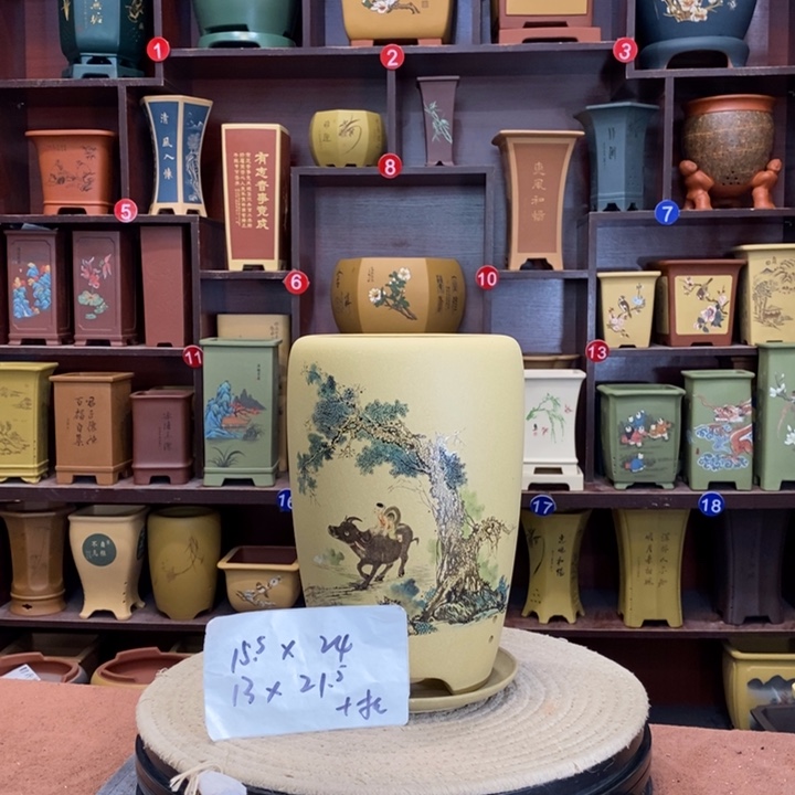 紫砂花盆紫砂花盆