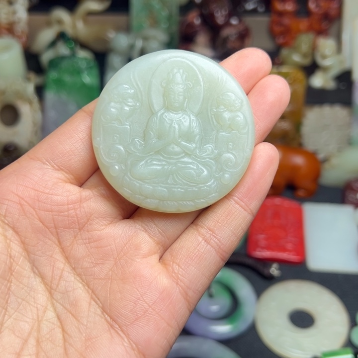 和田玉（糖玉）未镶嵌挂件