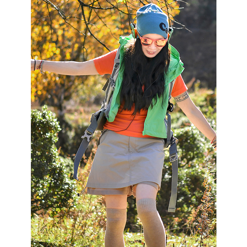 北京森林户外【夏花】原创多巴胺宽松叠穿连帽耐磨透气速干马甲女