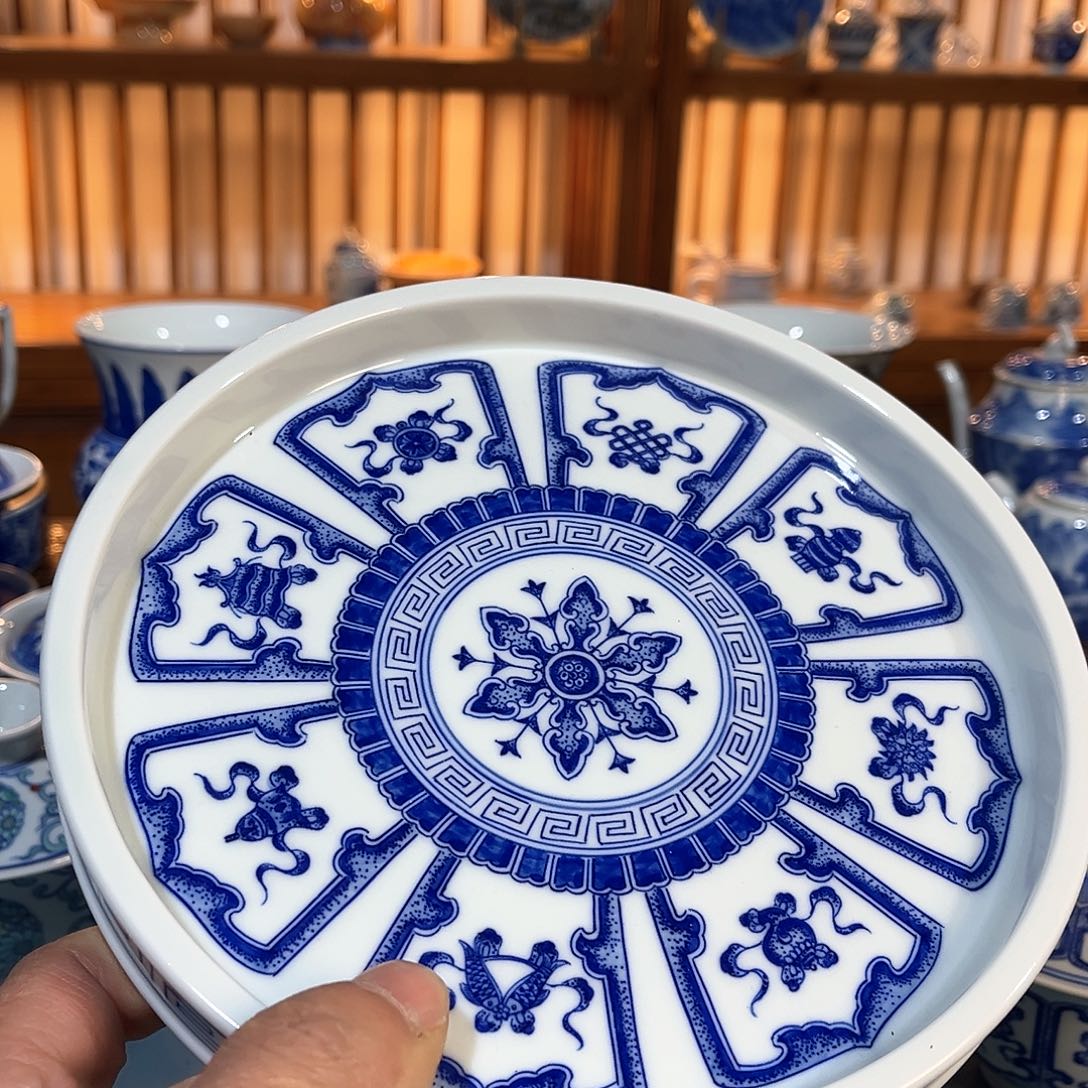 錡镇堂手工手绘绘壶承