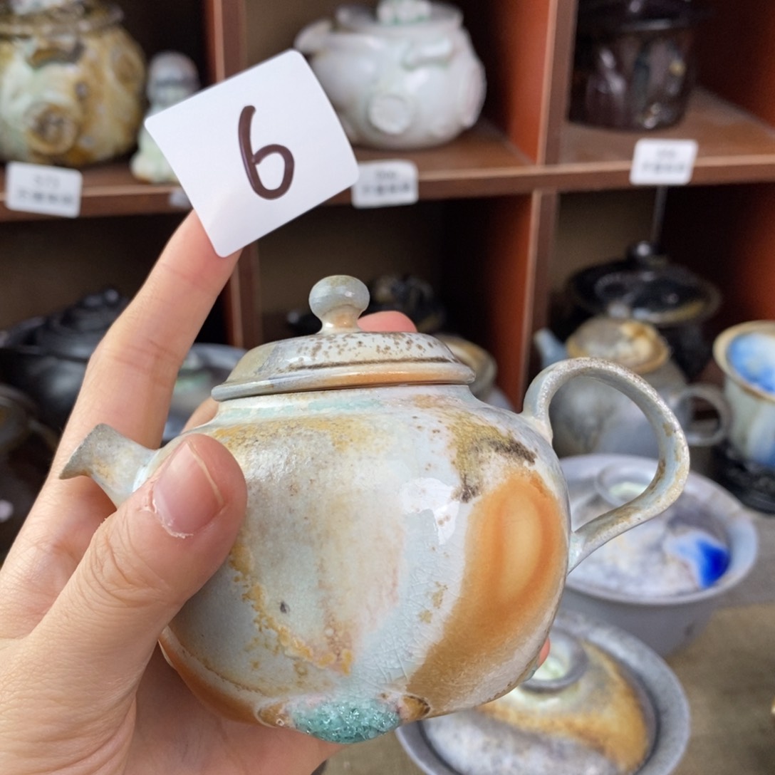 中白泥茶壶-一起喝茶