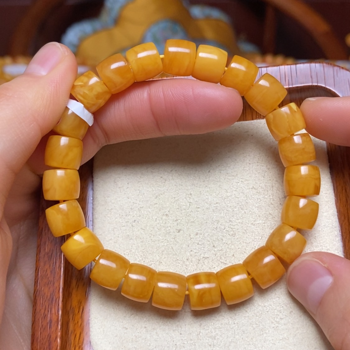 【闪购商品】蜜蜡手链未镶嵌手串