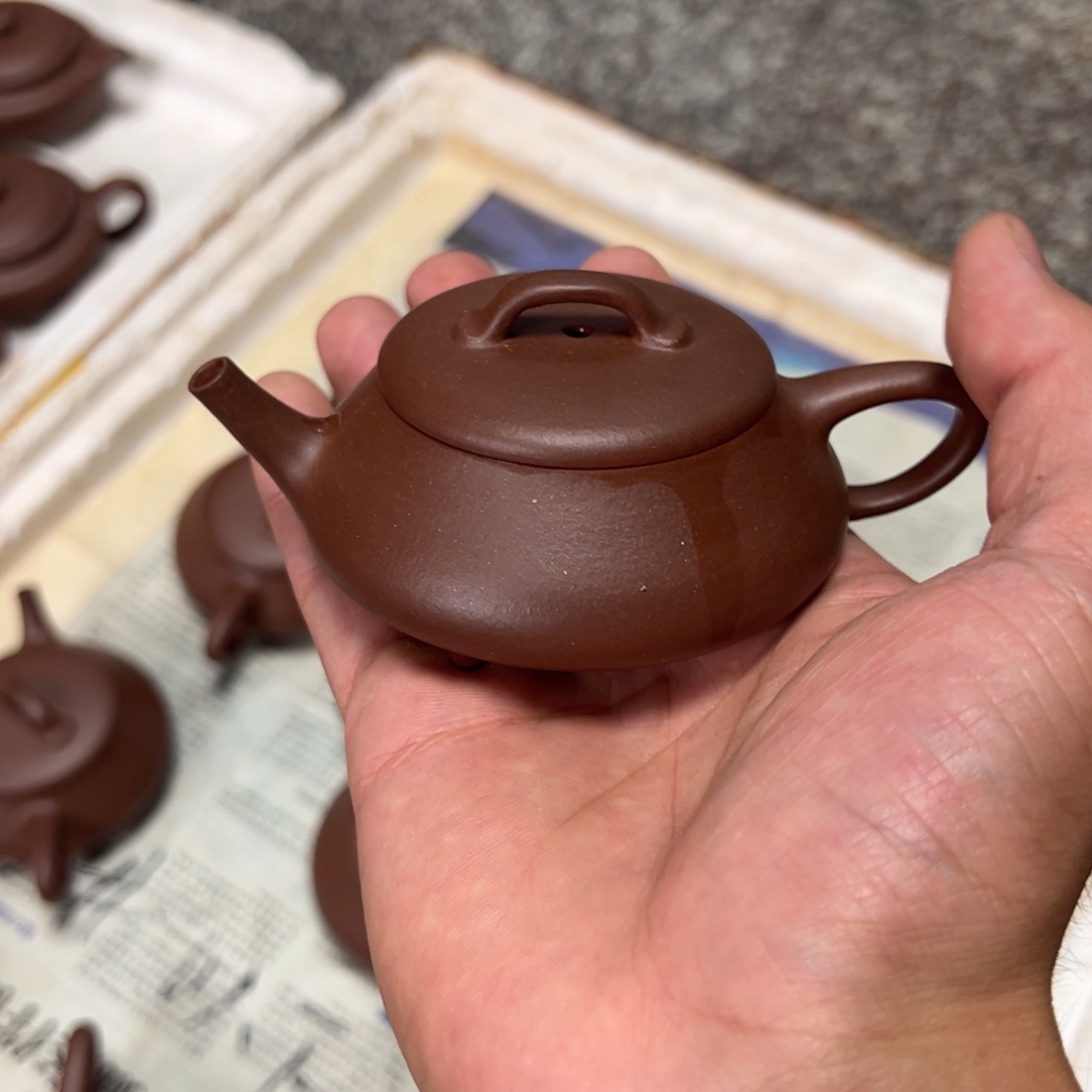 茶壶紫砂陌*底槽清逸瓢