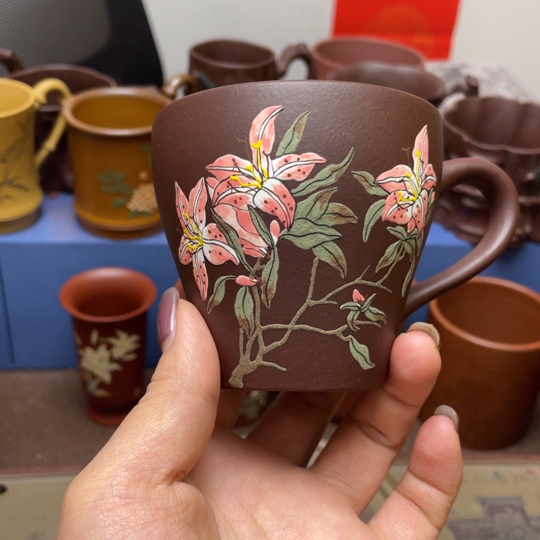 紫砂茶杯紫砂主人杯