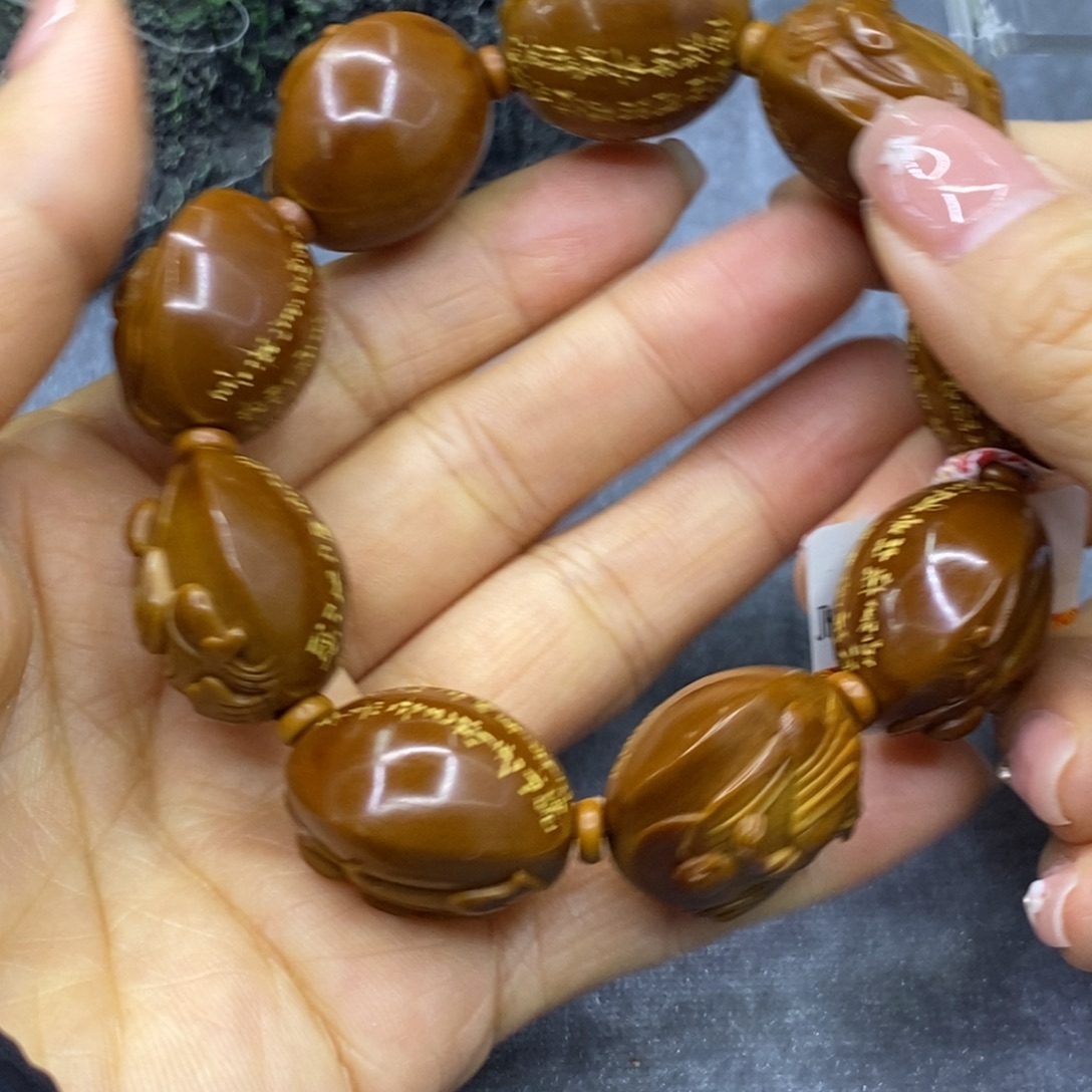 橄榄核手串/手链无相佛心经