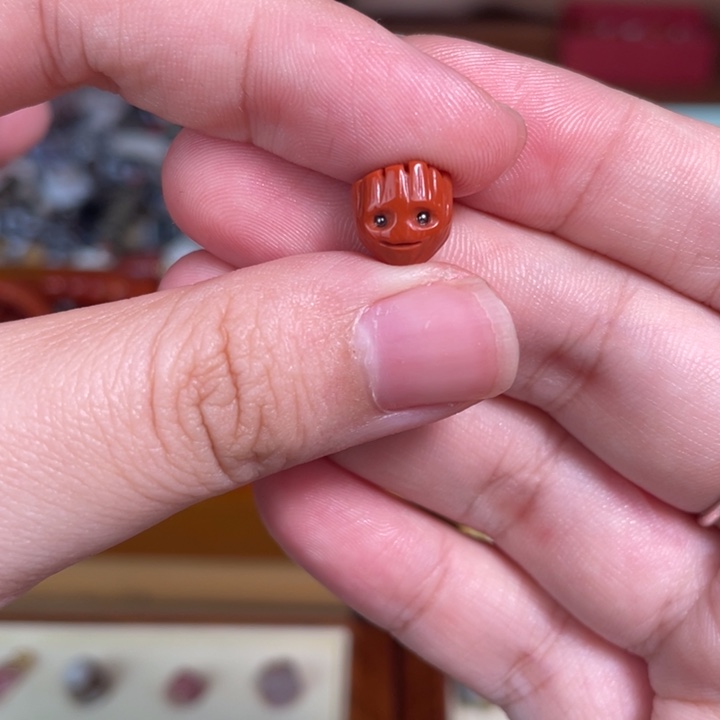 南红玛瑙未镶嵌颈饰3