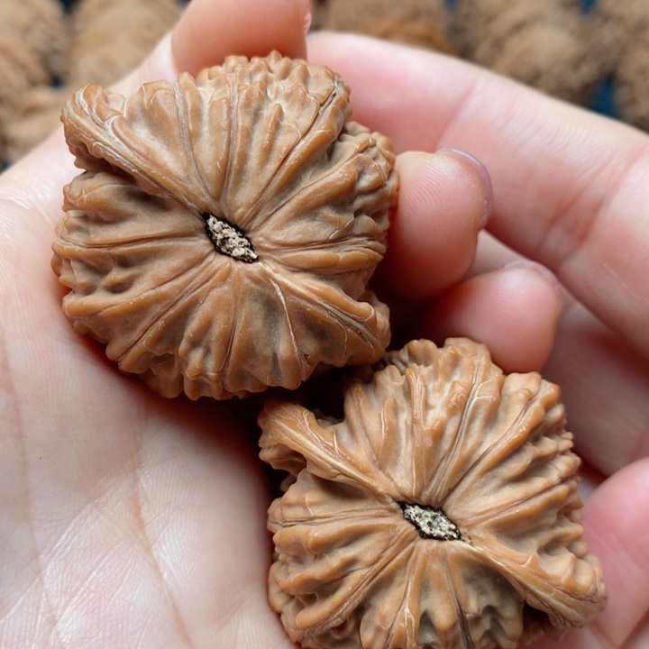 文玩核桃把件42磨盘