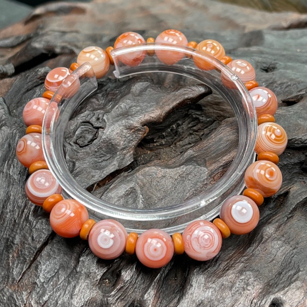 保山原矿南红小庄天眼手串