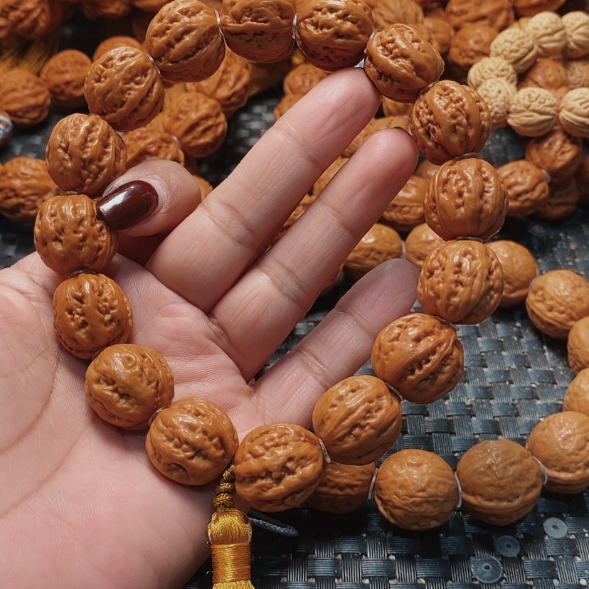 【闪购商品】文玩核桃吊坠风**涌京八棱