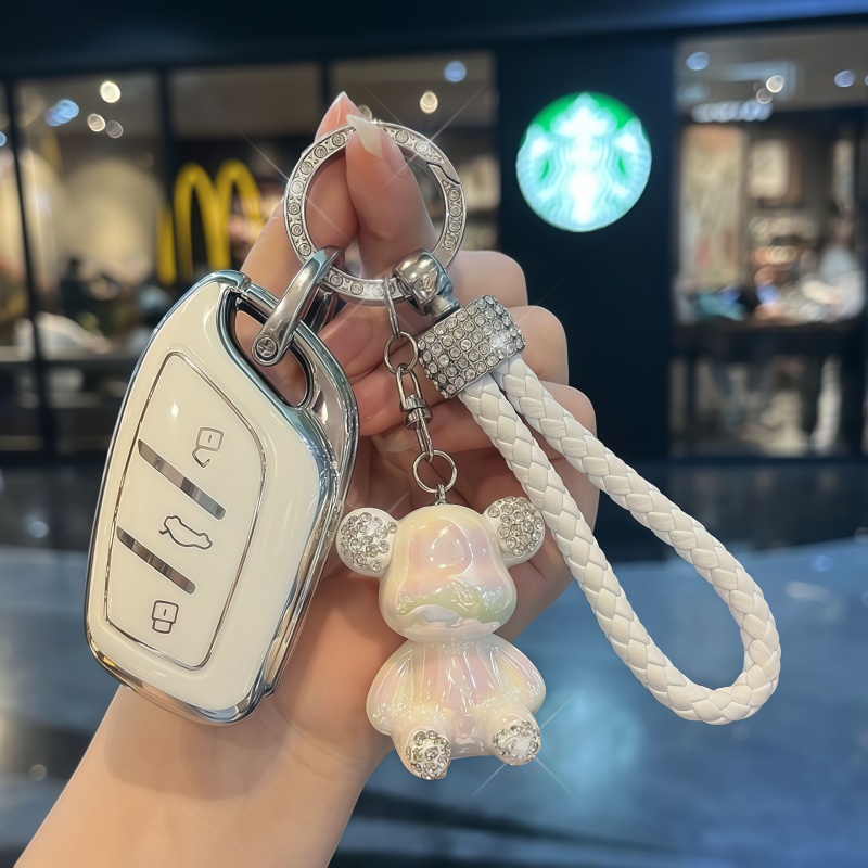 适用荣威rx5Plus钥匙套i5女6名爵5车max壳rx3扣i6max保护zs科莱威