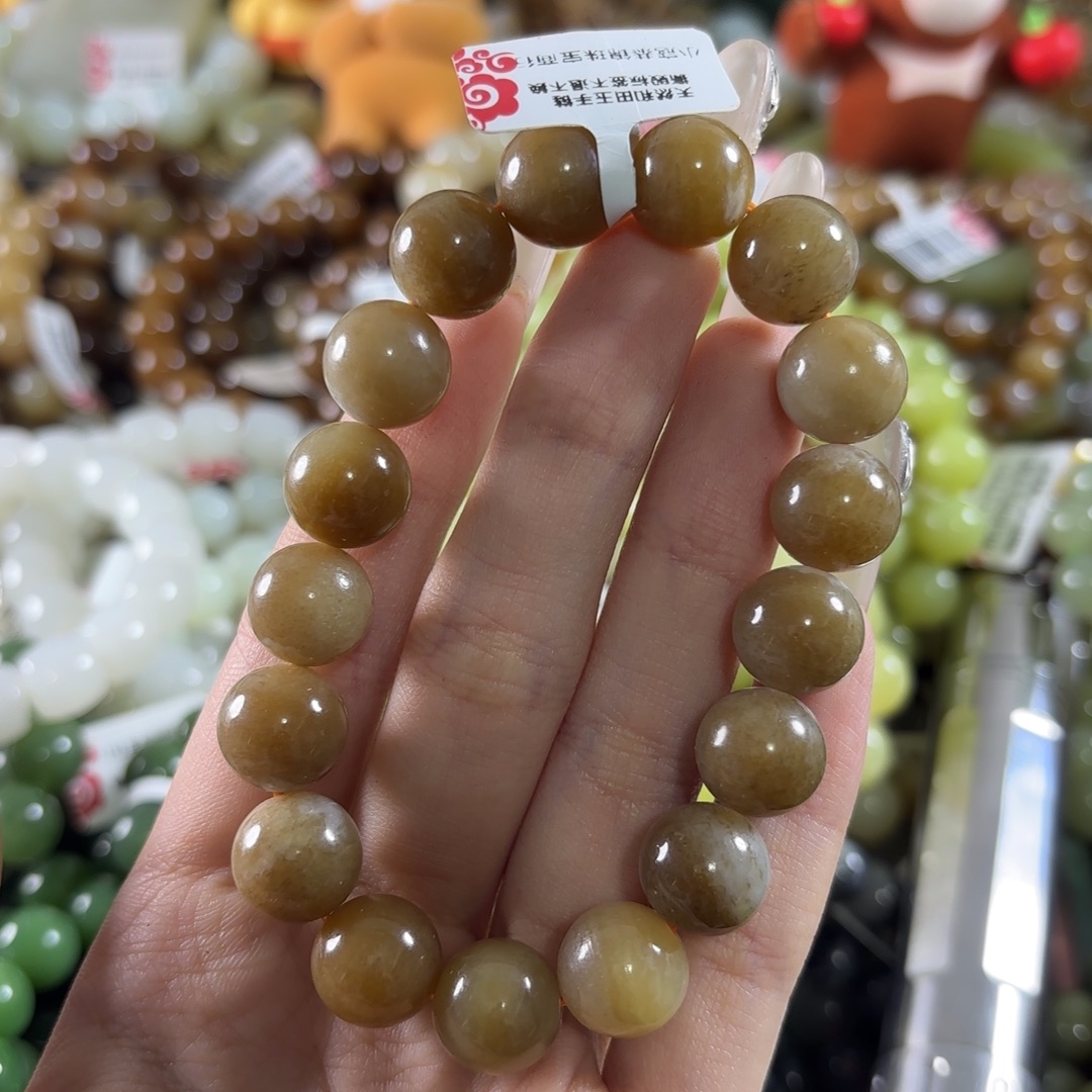 和田玉未镶嵌手链416