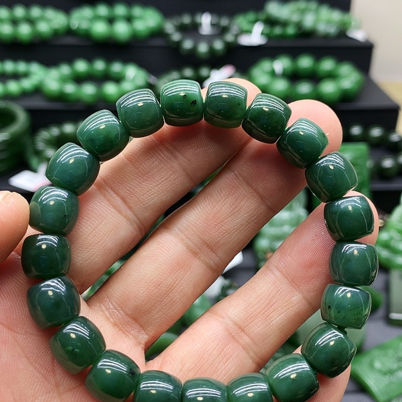 【闪购商品】和田玉（碧玉）手链未镶嵌